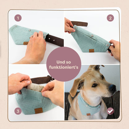 SniffTag (Hundehalstuch mit Kräuterpadtasche)